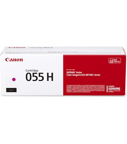 Amazon.com: Canon Genuine 055 High Yield 4-Color Complete Toner