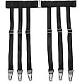 GARGALA Garter belt for Women Simplicity Sexy Socks Suspender for Thigh High Stockings with 4/6 Metal Clips