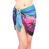 ChinFun Women's Soft Wrap Beach Swimwear Short/Knee Length/Long Cover Up Pareo Swimsuit Wrap Solid/Patterns