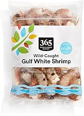 365 by Whole Foods Market, Wild White Gulf Shrimp 16/20, Frozen, 32 Ounce Value Pack