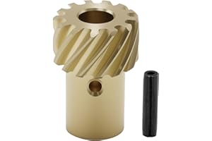 Zreneyfex 0.500 Inch Distributor Gear Replacement for Chevy SBC BBC 262-454 Engines, Compatible with 350 383 454 MSD Roller Cam