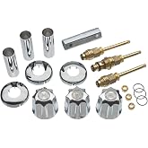 Danco 3-Handle Trim Kit for Gerber, Knob Handle, Chrome (39617)