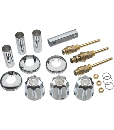 Rocky Mountain Goods 3-Griff-Umbau-Set Für Badewanne/Dusche – Chrom, Für Pfister Verve Armaturen