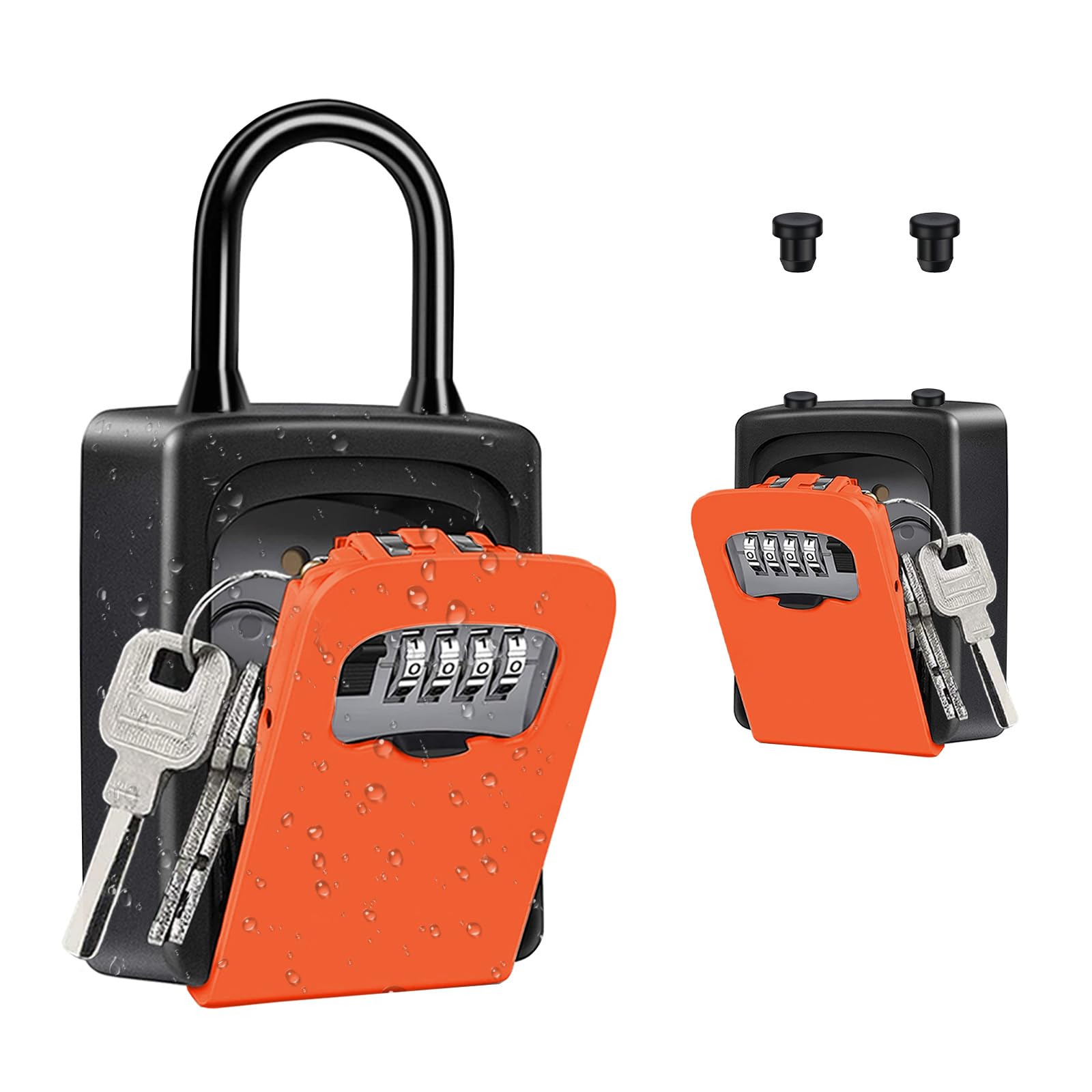 ZHEGE 鍵 ボックス 暗証番号 キーボックス 南京錠 ダイヤル式 4桁 日本語説明書商品画像