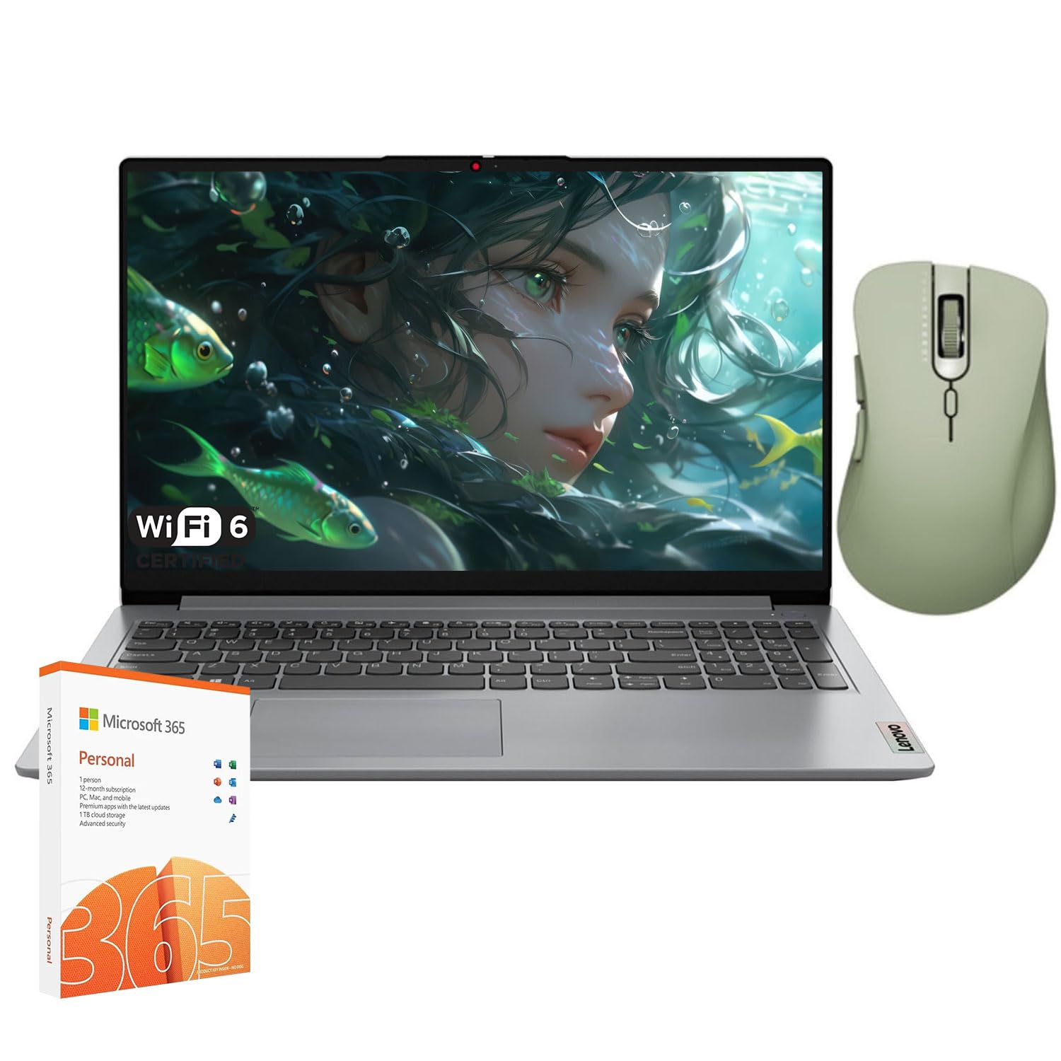 Lenovo IdeaPad 1 Home Laptop, 15.6" FHD