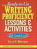 Ready-To-Use Writing Proficiency Lessons & Activities 4th Grade Level