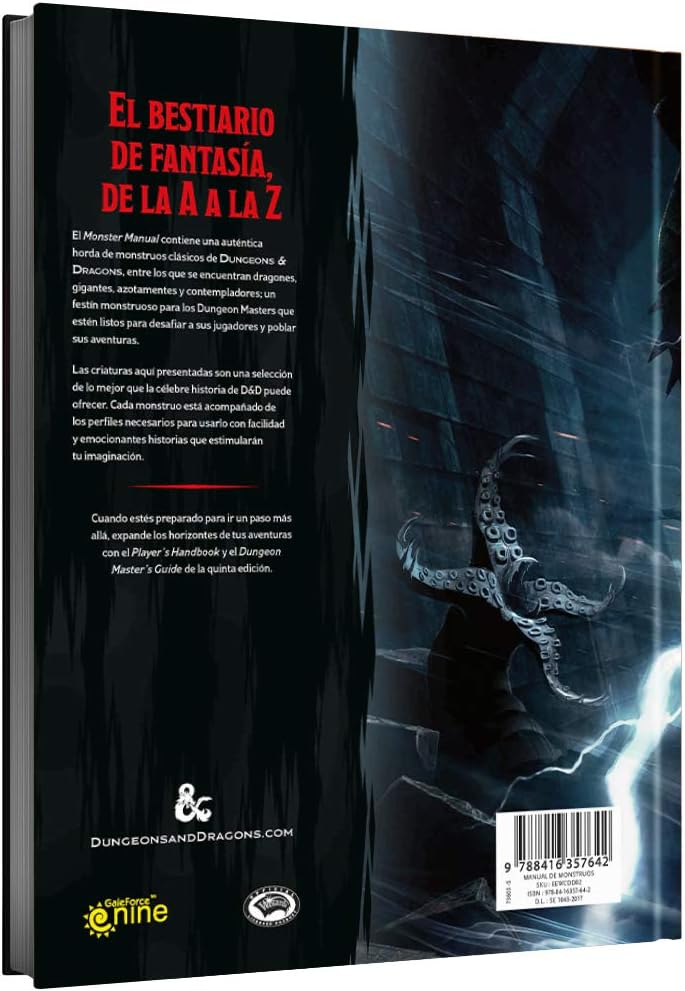 MONSTER MANUAL: MANUAL DE MONSTRUOS: AA.VV.: Amazon.es: Juguetes y juegos