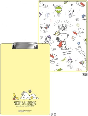 Amazon デルフィーノ Peanuts スヌーピー ａ4バインダー 縦型 王冠 P クリップファイル ボード 文房具 オフィス用品