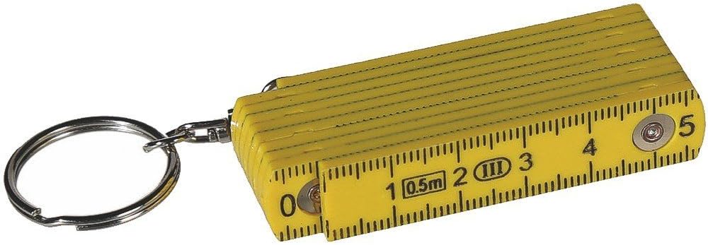 OOTB Schlüsselanhänger »Zollstock« 50 cm (Gelb)
