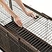 Richell Expandable Pet Crate Wire Top, Medium, Dark Brown