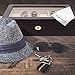 TIMELYBUYS 12 Piece Ebony Wood Watch Display Case and Storage Organizer Box