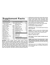 Marca de Amazon, multivitamínico multimineral para adultos Solimo, SMARA-HPC-6633, 1