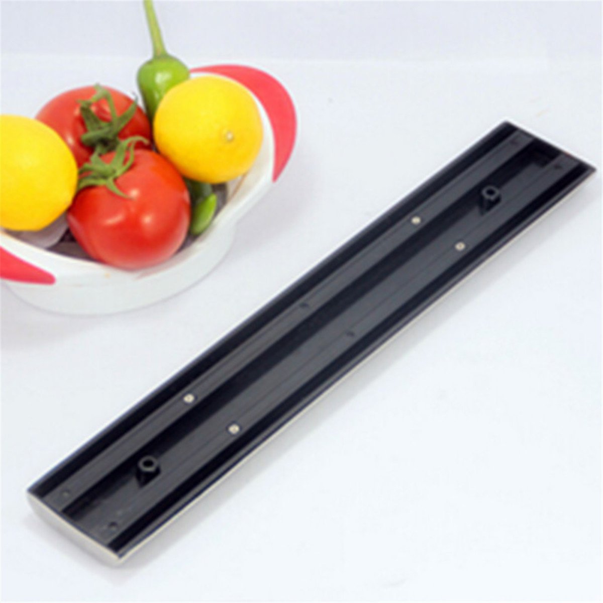 The Wolf Moon® Professional Stainless Steel Magnetic Knife Bar, Magnetic Tool Holder Strip, Fast and Easy Installation Kitchen Knife Rack (36CM)