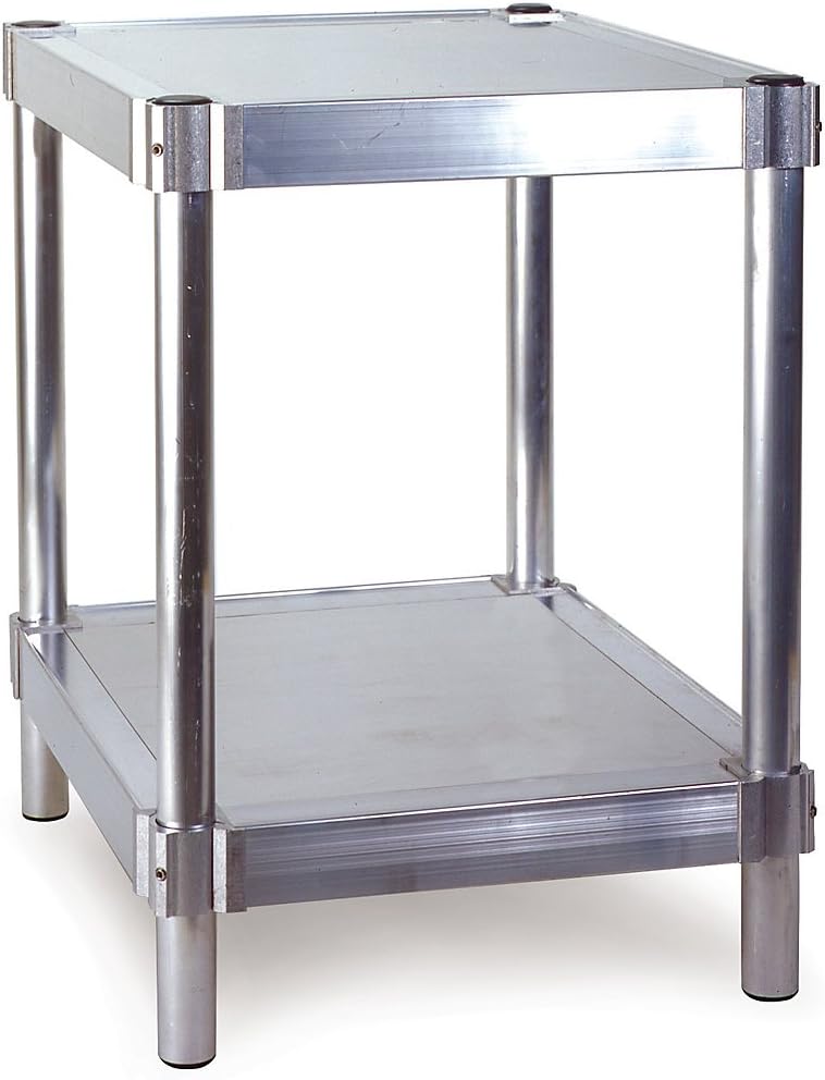 PVIFSA243036-2 Equipment Stand with 2 Adjustable Solid Shelves, 400 lbs Shelf Capacity, 36" Length x 24" Width x 30" Height