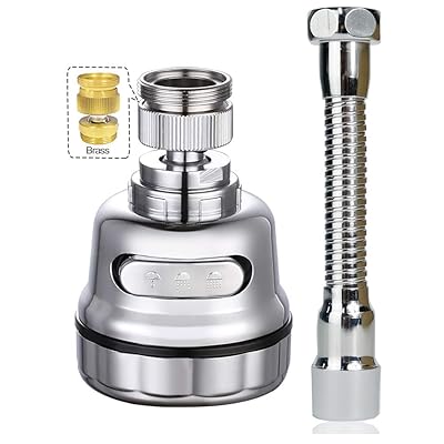 Buy Movable Kitchen Tap Head 360 Rotatable Sink Faucet Sprayer Attachment Anti Splash Faucet Sprayer Head Replacement Faucet Aerator Booster Shower Water Saving 3 Modes Adjustable Chrome Plated Online In Kazakhstan B08bxtgfdm