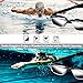 Swim Goggles, No Leaking, Mirrored Lens, Clear Anti Fog UV Protection, Swimming Goggles Easy Adjust for Women Men Adult Youth Kids Child, Free Protection Case