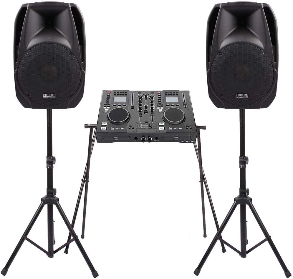 britelite edison professional party system 2500 bluetooth speaker system
