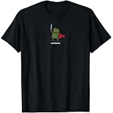 Huzzah Frog Knight Funny Sword Meme Quote T-Shirt