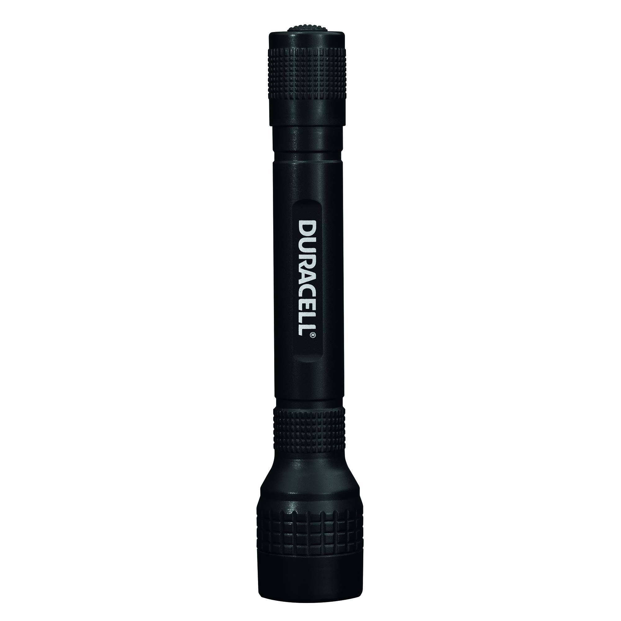 Duracell Flashlight, Voyager EASY Series Torches, Bright 50 and 70 Lumen LED Lights, Black Plastic Finish, Duracell Batteries Included (Pack of 2) (DUO-E)