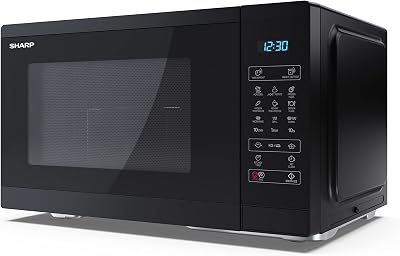 Sharp YC-MG252AU-B 25L 900W Digital Microwave & 1000W Grill - Black