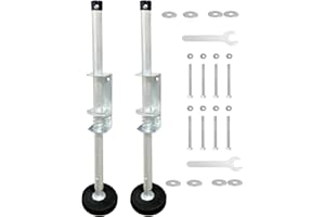 VOROLE Ladder Stabilizer, Ladder Leveler with Rubber Base & Adjustable Spring, 1 Pair