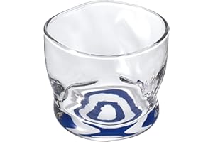 ADERIA 6726 Handed Inokuchi Familiar Glasses, 3.4 fl oz (100 ml), Made in a Cosmetic Box, Japanese Sake, Glass, Cold Sake, Sa