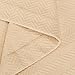 Amazon Brand – Pinzon Egyptian Cotton Herringbone Blanket - Full/Queen, Taupe