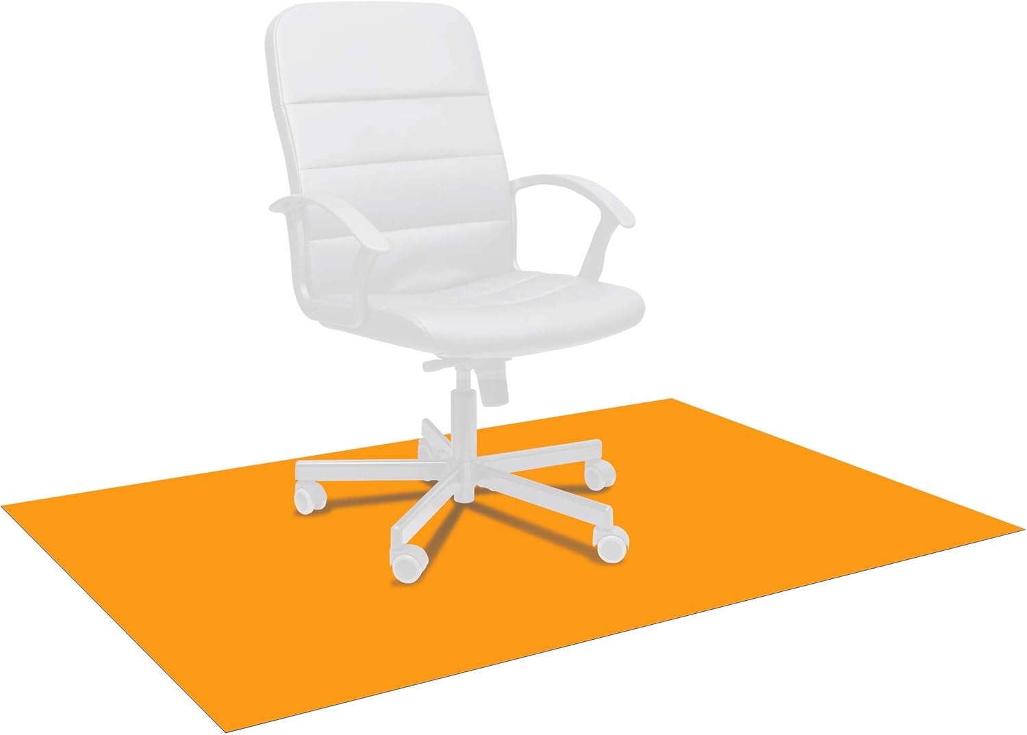 Basics Polycarbonate Extra Large Chair Mat For Hard Floors - 59" x 79" : Office Products