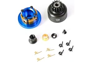 GTBRACING Team Losi 8IGHT 8T 1.0 2.0 3.0 13T / 14T Clutch Flywheel Assembly for SG Crank Engine Parts (13T)