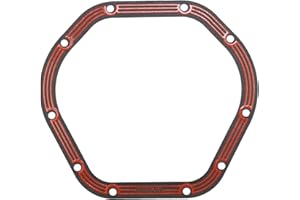 Polcatay Differential Cover Gasket, LLR-D044 High Temperature Resistant Transmission Gaskets, Perfect Fit Leak-proof Gaskets Replacement, Compatible with Jeep Ford GMC Axle Dana 60 50 70 (Red)