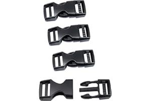 Baitoo Quick Side Release Buckle, Heavy Duty Plastic Snap Buckle Clip Clasp Fasteners for Backpack Strap