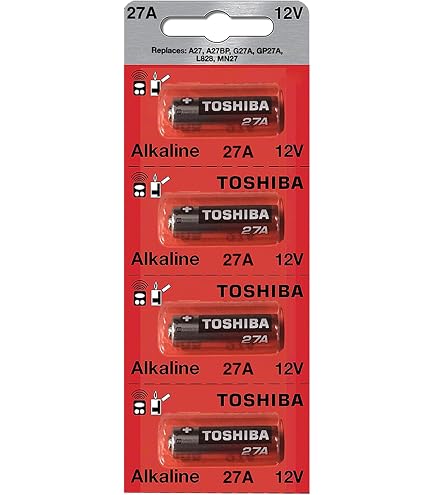 Amazon.com: Toshiba Alkaline 27A GP27A MN27 A27BP 12 Volt Battery 