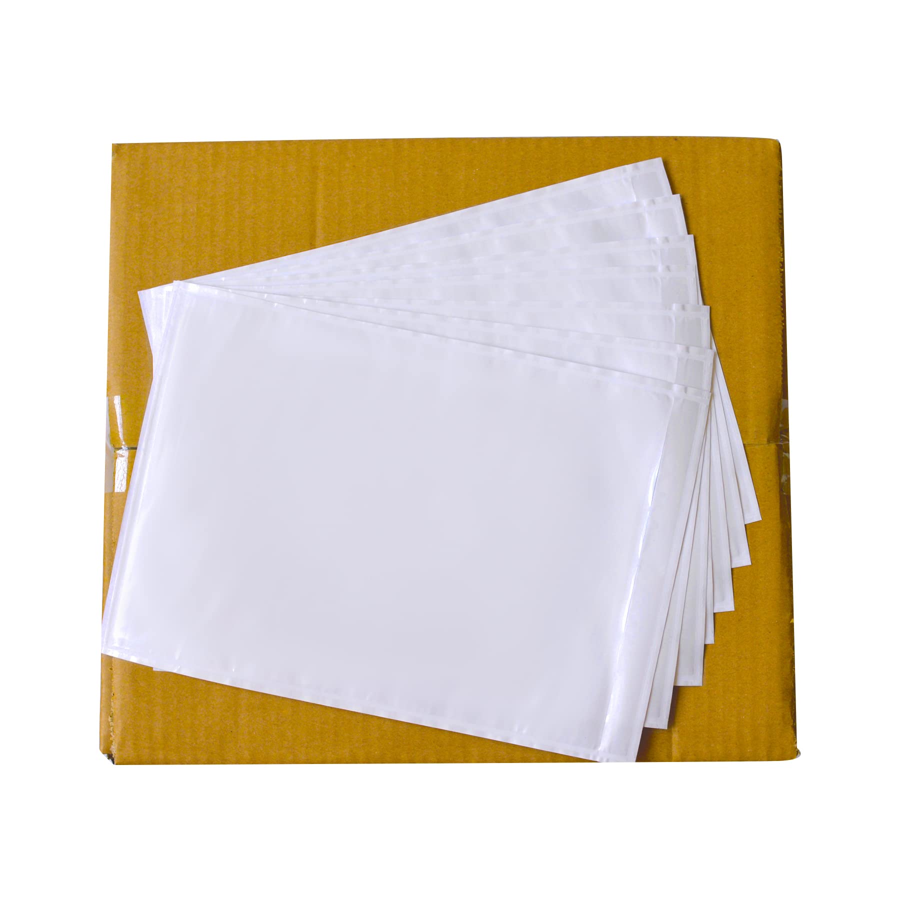 Photo 1 of 1000 PCS 7"x 10" Clear Self-Adhesive Packing List Envelopes - Plastic Shipping/Mailing Pouch Enclosed Bags for Packing Slips Invoice Label