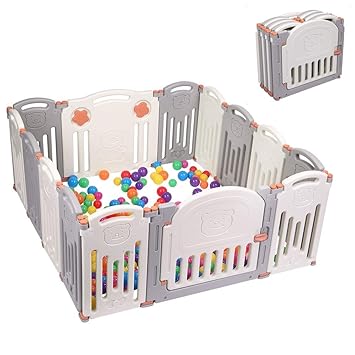 freestanding baby playpen