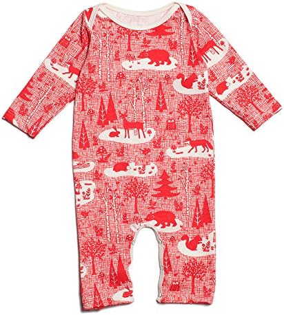 Long Sleeve Organic Cotton Romper Coverall, Boys, Girls, Unisex Baby