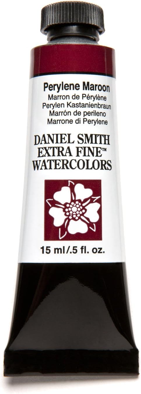 Amazon Com Daniel Smith Extra Fine Watercolor Paint 15ml Tube Perylene Maroon 284600074