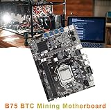 Oikabio B75 Mining Motherboard CPU RAM SSD SATA Cable Thermal Grease 8 USB3.0 view 7