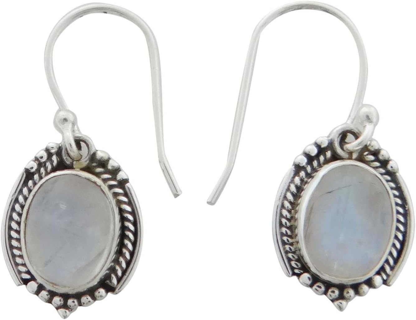 Banithani 925 Pure Silver Dangle Earrings Ethnic Fashion Jewelry Gift for Women