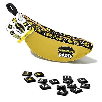 Game Factory Bananagrams Party Niños Juego de Mesa de Palabras - Juego de Tablero (Juego