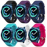honecumi 20mm Watch Bands for Samsung Gear Sport Soft Silicone 20mm Smart Wristband Watch Strap for Galaxy Watch 42mm/Samsung Gear 2 Classic/Huawei Watch 2 Watch/Garmi Vivoactive 3