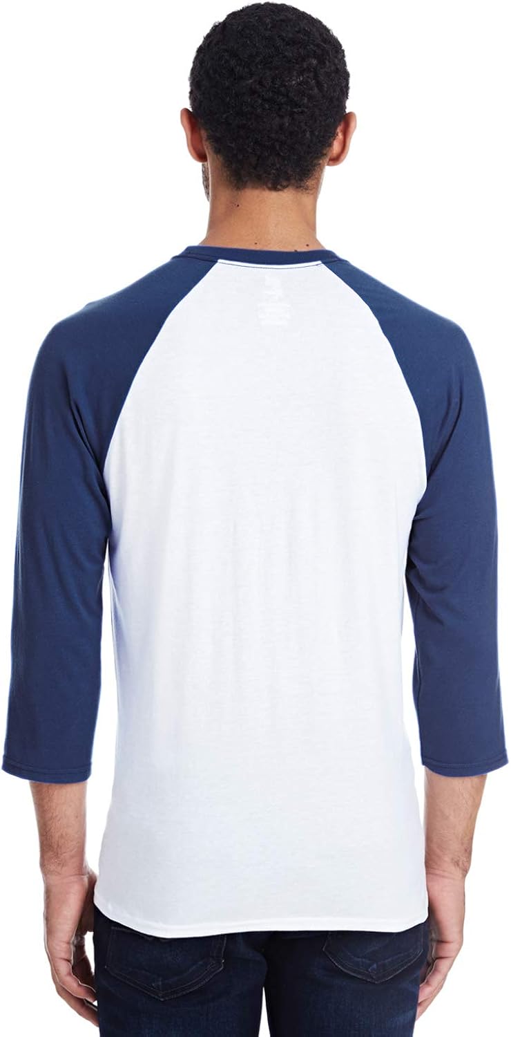 Hanes Men's X-Temp Raglan Baseball Tee: Clothing