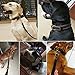 Berry Pet Soft Genuine Leather Dog Collar for Medium Large Dogs, Heavy Duty Large Dog Leather Collar with Durable Metal Buckle for Daily Walking or Training, Brown, Neck fit 15-19