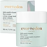 Evereden Kids Face Cream: Melon Juice, 1.7 oz. | Face Lotion | Clean and Non-Toxic Face Moisturizer | Multi-Vitamin Skin Care for Kids