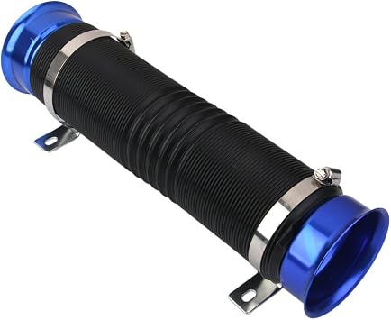 Amazon Com Universal 3 Multi Flexible Cold Air Intake Pipe Inlet Hose Tube Car Blue Automotive