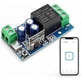 RODOT WiFi Relay Switch 12V, eWeLink 5V USB DC 7-48V Smart Relay Module | 1CH Dry Contact NO COM NC, Inching Relay, Momentary Self-Locking, Works with Alexa Google Home, Garage Door, Access Control