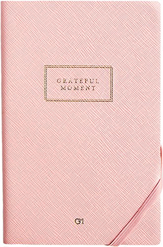 GRATEFUL MOMENT: Productivity and Gratitude Book, Self Journal, Goals Planner with Non Dated Agenda Calendar – Full of Inspirational Quotes and Daily Affirmations (Soft Cover)