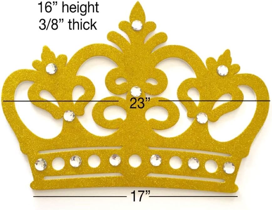 Amazon Com Glitter Crown Wall Decor Eva Styrofoam High Quality