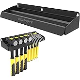 UNITEDPOWER Hammer Holder, Wall Mount Storage Rack Organizer for Workshop, Shed, Garage, Home, Fit Most of Hammer or Small Tools