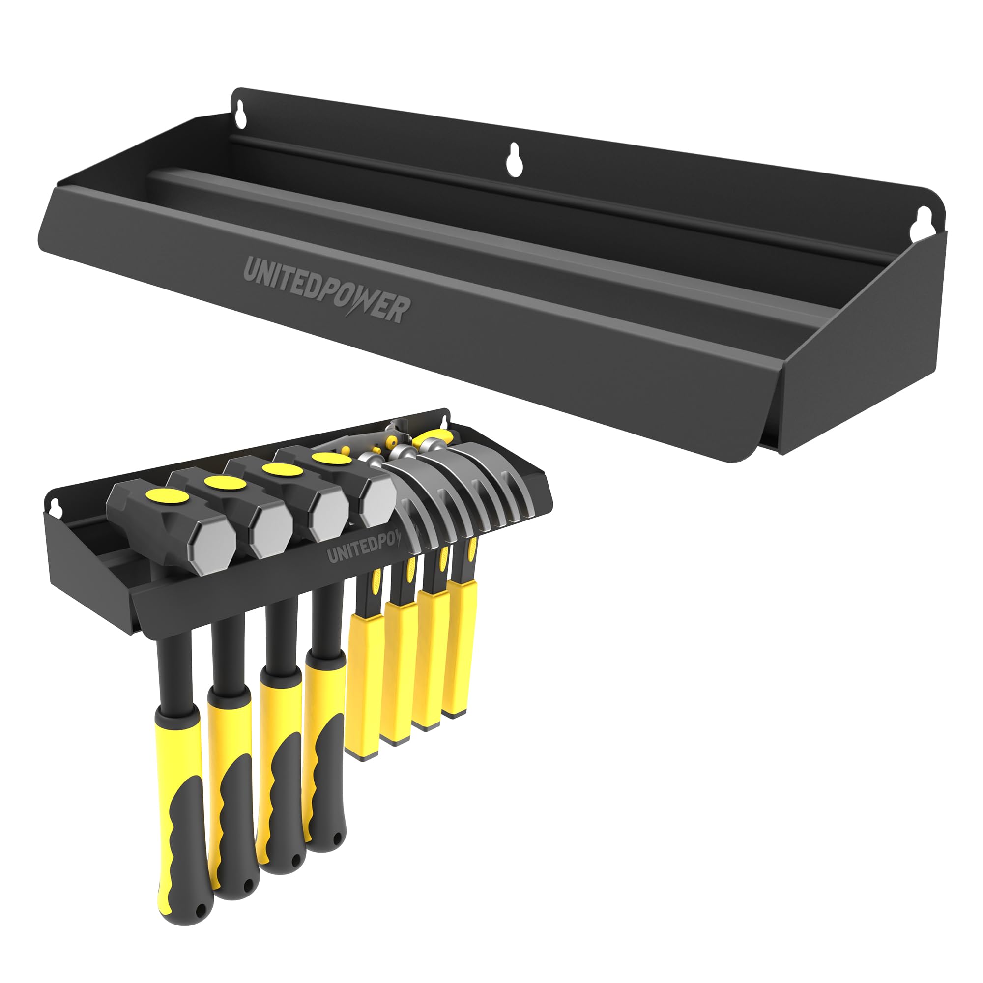 Photo 1 of UNITEDPOWER Hammer Holder, Wall Mount Storage Rack Organizer for Workshop, Shed, Garage, Home, Fit Most of Hammer or Small Tools