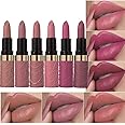 ORANOT 6 Pcs Nude Pink Brown Rose Red Purple Matte Lipstick Set for Women Long Lasting Waterproof Moisturizing Lipsticks for Older Women 24 Hours Lip Stick Lip Stain Makeup Gift Kit,Lip Makeup Vegan